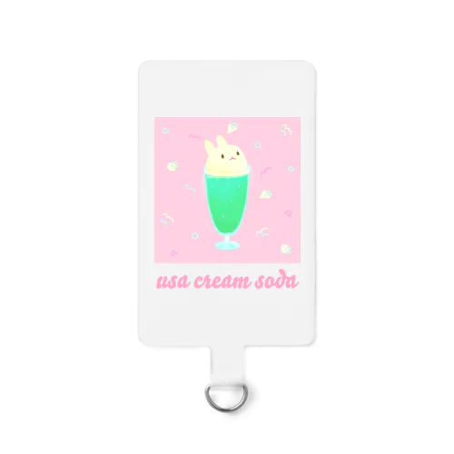 うさクリームソーダ Smartphone Strap