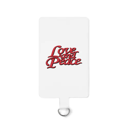 Love and Peace Smartphone Strap