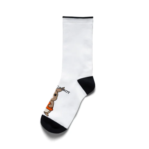 RABBIT＆CAROTTE(STAND UP) Socks