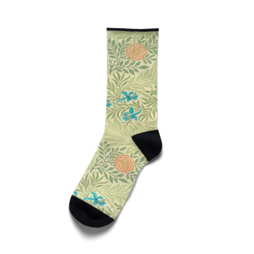 Larkspur by William Morris Socks