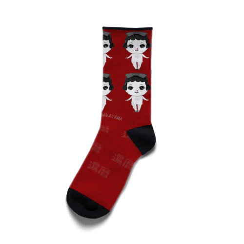 鼻血ミーコ高級靴下 Socks