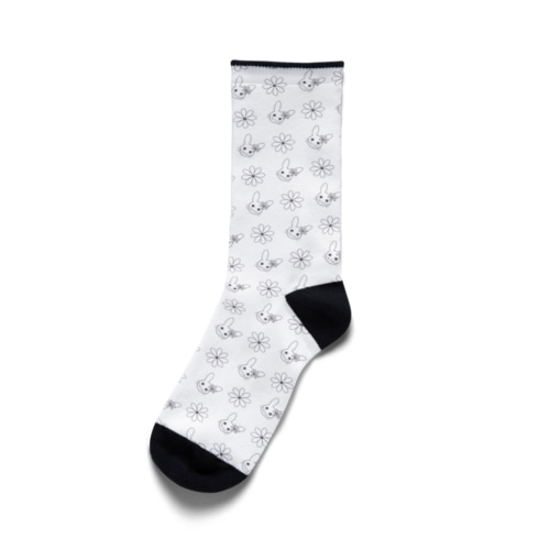びっくり♥らびこ♥とお花 Socks