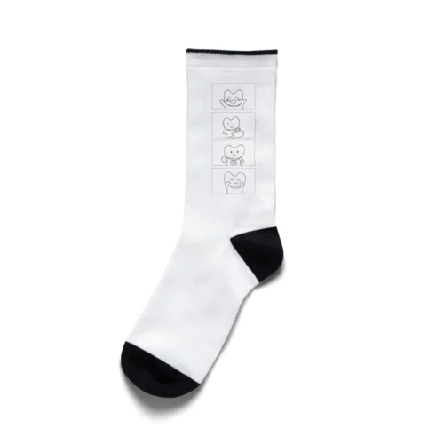 つきのわぐまさん Socks