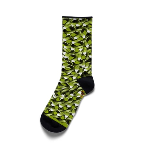 葉っぱのようなチェーンのような靴下 Socks