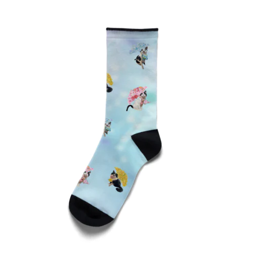 花傘ー空海陸ちゃん Socks