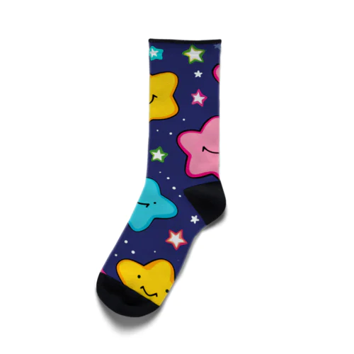 可愛いスター柄 Socks