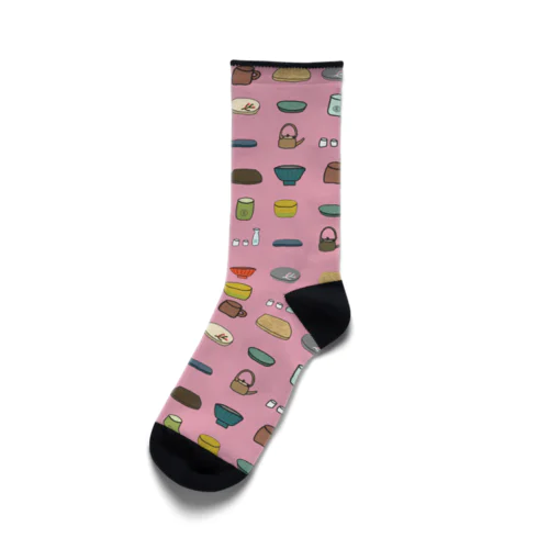 渋い靴下シリーズ・和食器 Socks