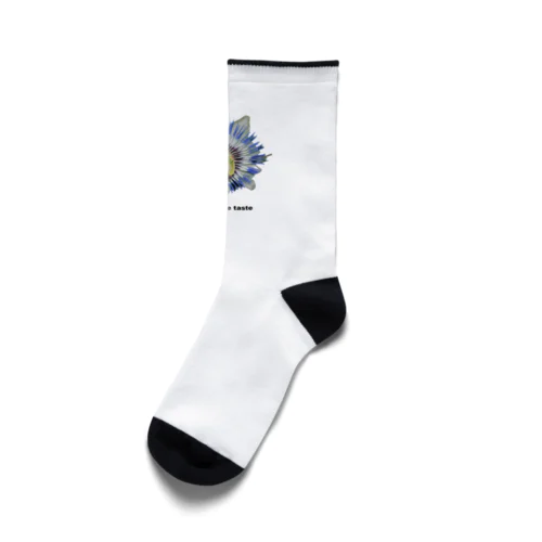 Donate the Taste (Blue Flower)  Socks