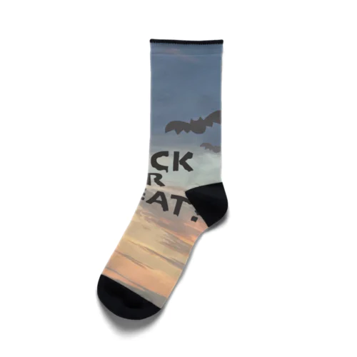 夕焼けとハロウィン Socks