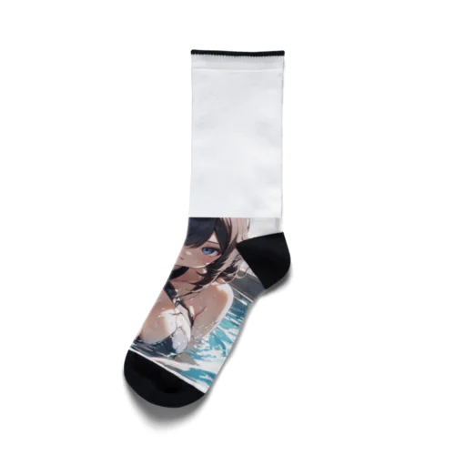 セクシー水着のお姉さん1 Socks