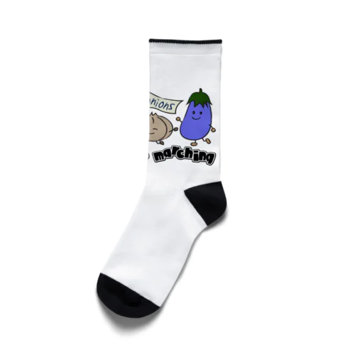 vegetables marching Socks