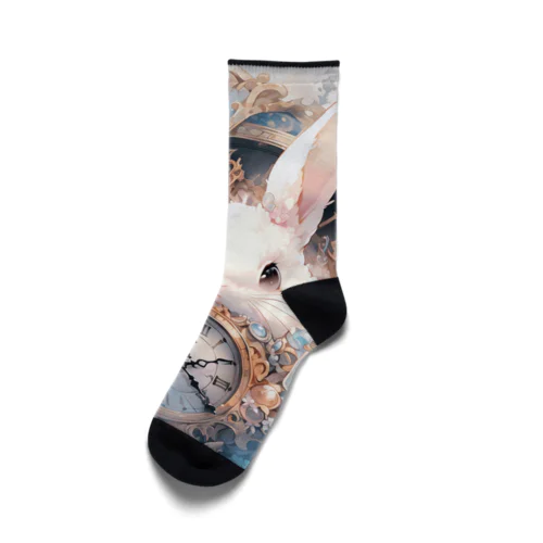 うさぎと時計｡.:*･ﾟ Socks