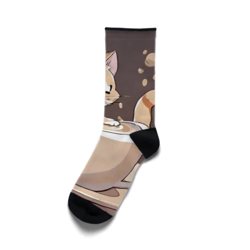 のほほんカプチーノ猫🐱 Socks