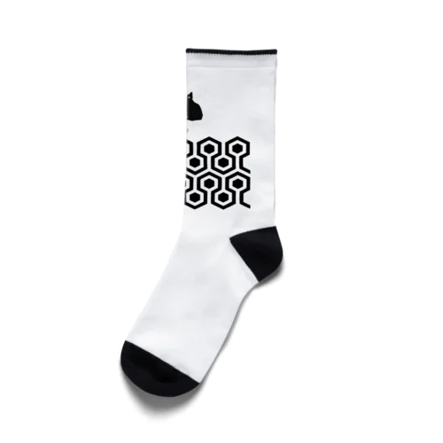 TWIN BLACK CATS 222 Socks