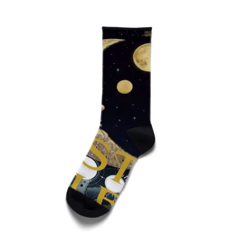 「Celestial Smiles（天空の微笑み）」 Socks