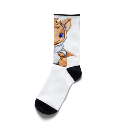 オレンジドラゴン Socks