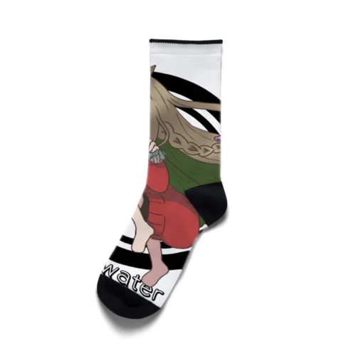 お水を勧めるギャル先輩 Socks