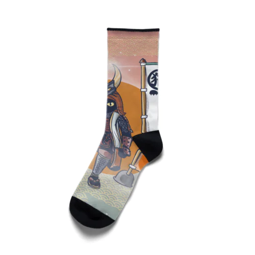 黒猫戦国武将 Socks