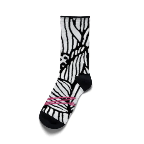 R/E/N. B/W Socks