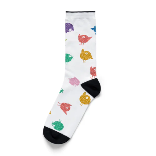 リアクションサブロウ（カラフル） Socks