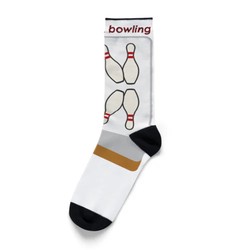 ボウリングピンズのパーピン ( 架空麻雀牌シリーズ) Socks