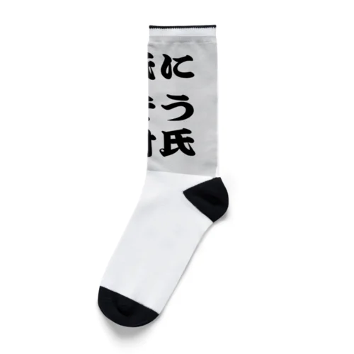 白紙に戻そう検討氏 Socks