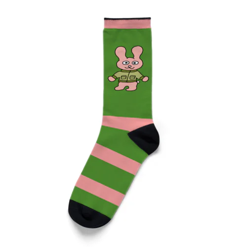 ジャケうさ 靴下 Socks