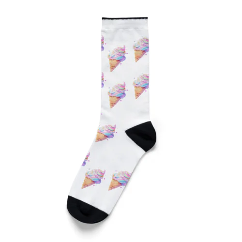 夏だ！アイスだ靴下 Socks