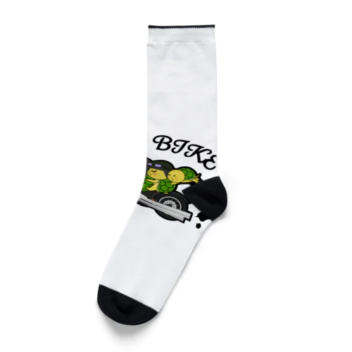 亀亀バイカー Socks