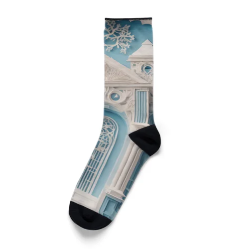 空色のお城 Socks