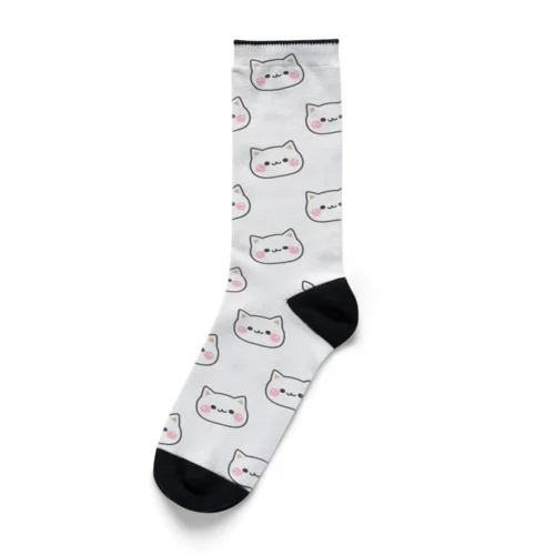 気づかいの出来るネコ　お顔がいっぱいver. Socks