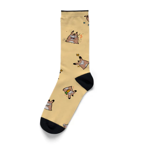 ムーチョ柄のデザイン Socks