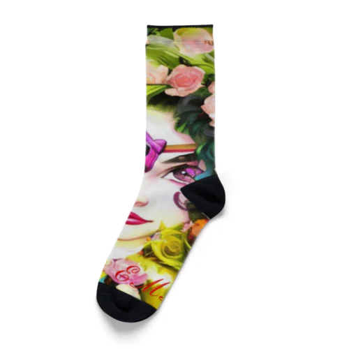 universalPrincess The joy of the green sparkling garden Socks