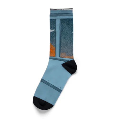 2000 summer night Socks