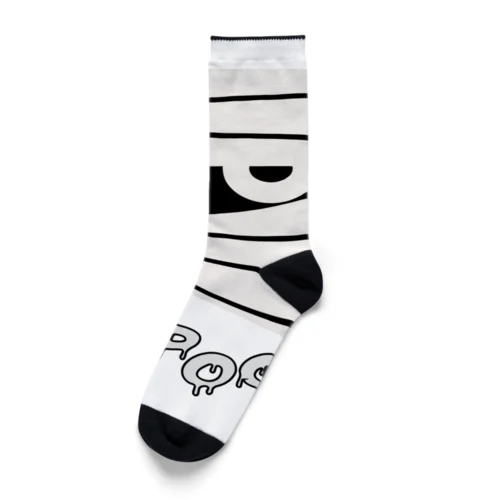 ミイラ男 (横長) Socks