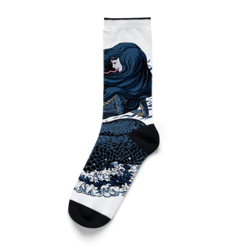 日本の妖怪_濡れ女(ぬれおんな) Socks