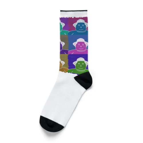 SUMO WRESTLER (multicolor) Socks