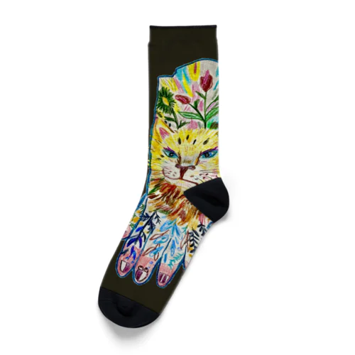 あうんネコ手袋 Socks