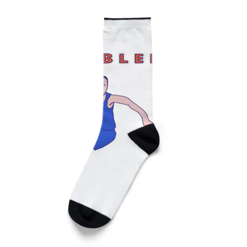 バスケットデザイン「ドリブラー」＜英語バージョン＞＜tシャツ　パーカー　スウェット　ETC＞ Socks