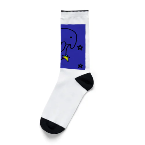 天の川クラゲ Socks