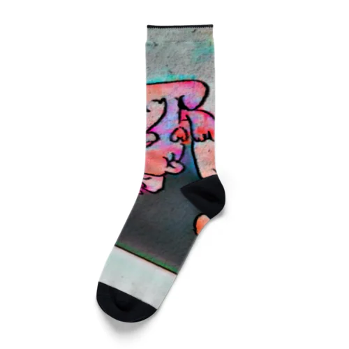 オバケのおもちゃの取り合い Socks