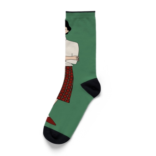 大工の娘ツヤ子 Socks