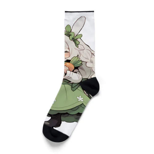 うさらぴ (Usarapi) ver.5 兎の神様、うさぎ、ウサギ Socks