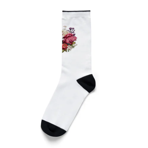 花束ピンク Socks