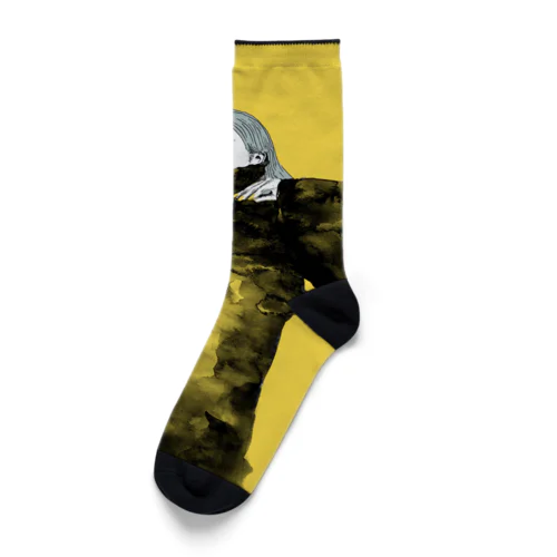 黄色 Socks