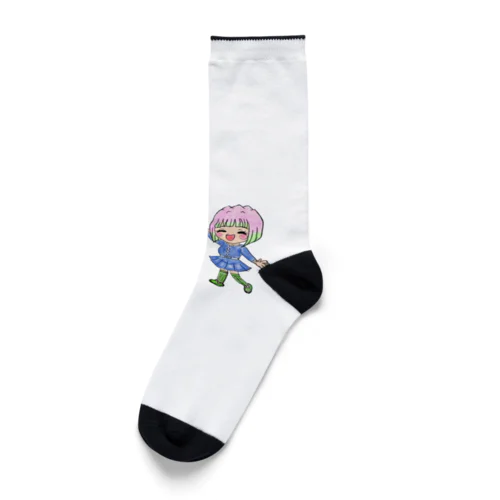 ホビさんとQちゃん Socks