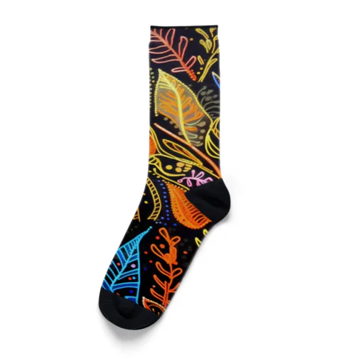 Psychede Calico #2 Socks