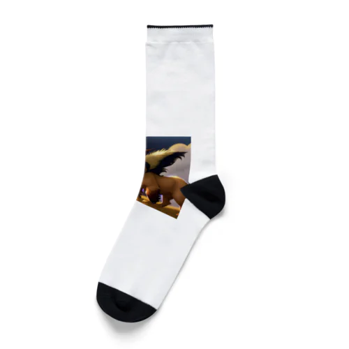 星を見てるわんちゃんグッズ Socks