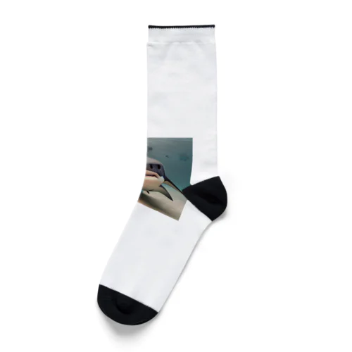 可愛いサメ Socks