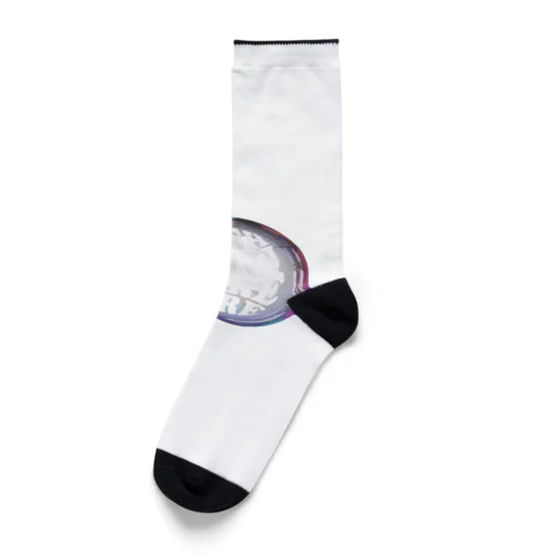 水晶玉のデザイン Socks